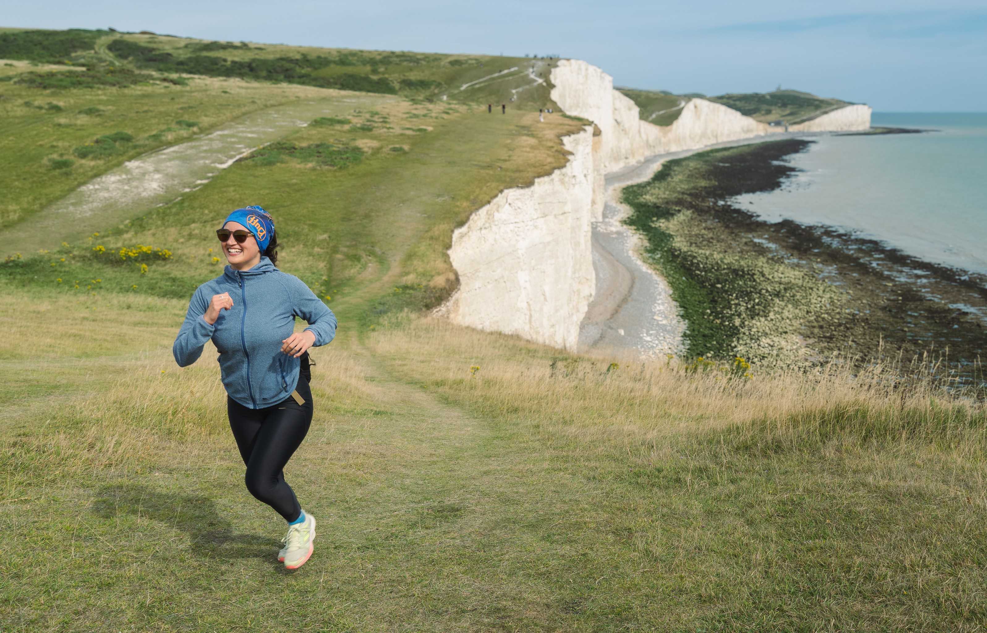 Silvana Gateva in a thetre workshop, reading a text from a piece of paper.